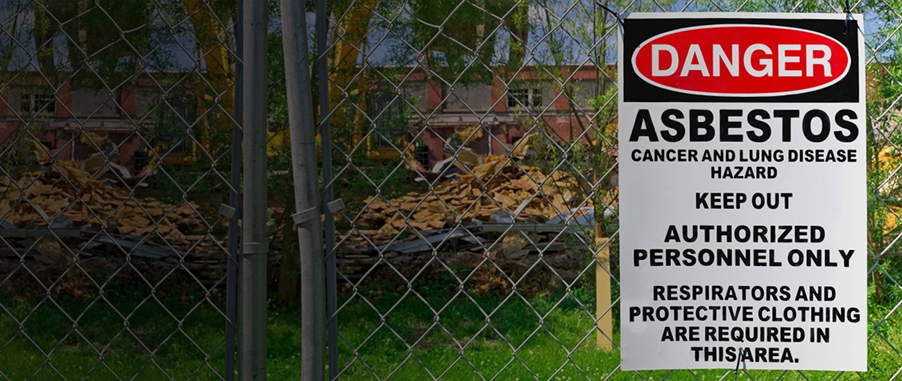 Asbestos Sign Banner