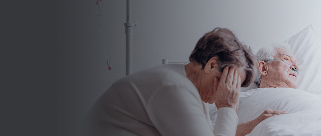 Illness Person at Bed Banner